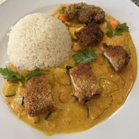 Plate of the day (curry)  at Mela Canela in Sintra