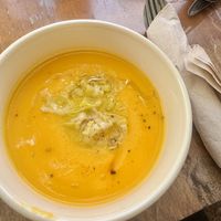 Sopa del día buenísima   at Mela Canela in Sintra