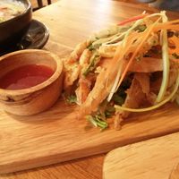 Vege tempura at Nadon Thai in Newcastle Upon Tyne