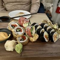 Various sushi  at Bloom Sushi in Montreal