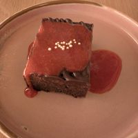 Brownie at Bloom Sushi in Montreal