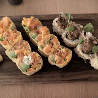 Blossom and Mr Crunch at Bloom Sushi in Montreal