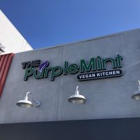 Signage  at The Purple Mint - Linda Visa Rd in San Diego