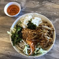 Chicken with lemongrass over tofu. at The Purple Mint - Linda Visa Rd in San Diego