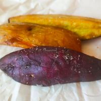 Fried potato and sweet potato wedges at Real Food 真食 - Yishun in North Singapore