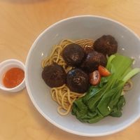 Mushrooms noodles at Real Food 真食 - Yishun in North Singapore