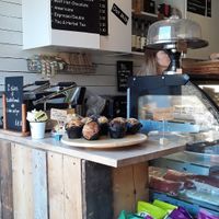 Inside at Cinnamon Coffee Shop in London