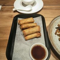 Spring rolls at Duǒ Duǒ Kāi 朵朵开素食 - Houzaimen in Jinan