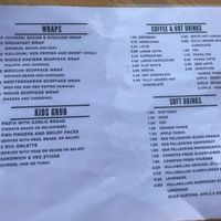Menu 2 at The Purplespoon in Bridgwater