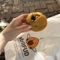 Vegan Arancini  at stritFUD in Taormina