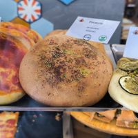 Focaccias veganas at stritFUD in Taormina