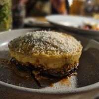 Vegan moussaka at Ovàl in Thessaloniki