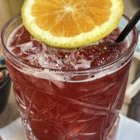 The “mocktail” they call Spicy Raspberry Cure  at Ovàl in Thessaloniki