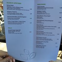 Vegan menu at Ovàl in Thessaloniki