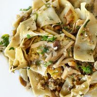 Vegan Wild Mushroom Ragù  at Fresh on Sunset in West Hollywood