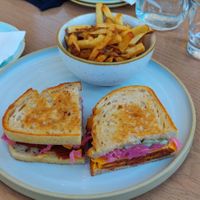 Reuben sandwich (special of the day) at Fresh on Sunset in West Hollywood