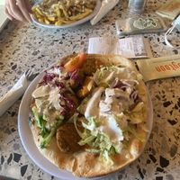 Vegan falafel  at Zaytoon - Temple Bar in Dublin
