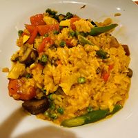 Vegan Paella at Lamoraga in Naples
