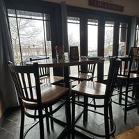 Window seat  at Gas Lamp Grille in Newport