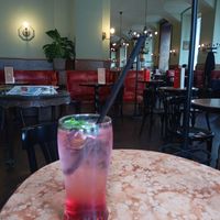 Hibiscus lemonade at Café Eiles in Vienna