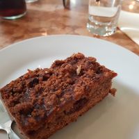 Vegan crumble cake... at Café Eiles in Vienna