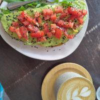 Poñente toast at Malcafe in Conil De La Frontera