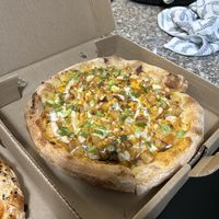 Pierogi Pizza  at Rise Above Pizza & Wings in Hamilton