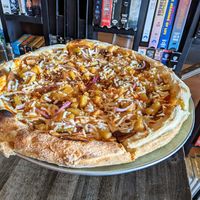 Loaded pineapple pizza (large) at Rise Above Pizza & Wings in Hamilton