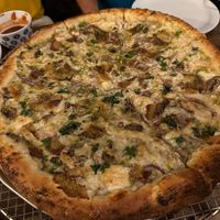 Carbonara  at Rise Above Pizza & Wings in Hamilton