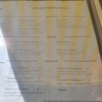 Menu  at Toasty in Bend