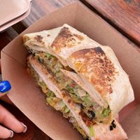 Vegan Nacho Crunchwrap at Toasty in Bend