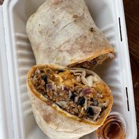 Quesorito special of the day! Delish & HUGE!  at Toasty in Bend