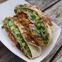 Buffalo crunch wrap at Toasty in Bend