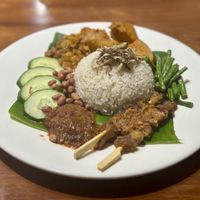 Nasi lemak special (requested for no egg)  at Seed in Ipoh