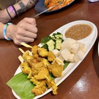 Mushroom satay  at Seed in Ipoh