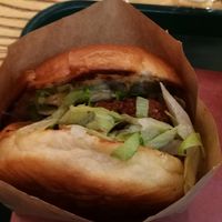 Nashville "chicken" buger at BeetBox in Vancouver