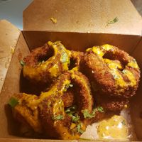 Onion rings at BeetBox in Vancouver