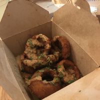 Onion rings  at BeetBox in Vancouver