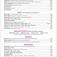 Page 4 at Lotus Curry House in Novato