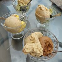 We tried caramel, mango, coffee and pistachio at Delicious Raw - Nicolae Bălcescu in Brasov