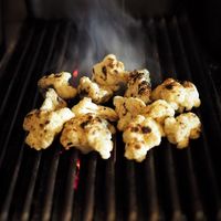 via Instagram @soberramen charcoal cauliflower with white miso and spice  at Sober Ramen in Geelong