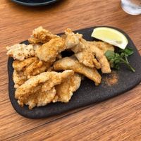 Fried oyster mushrooms at Sober Ramen in Geelong