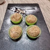 Fried Black sesame balls at Capitale Della Cina in Florence