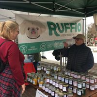 Vegan dog food company  at Old Town Farmers Market in Alexandria