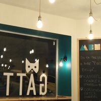 The interior view. at Gatto Bistrot in Portici