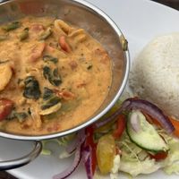 Thai Red Curry at Smoo Cave Hotel in Lairg