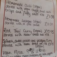 Vegan menu June 2021 at Smoo Cave Hotel in Lairg