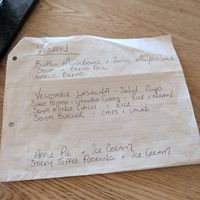 Updated vegan menu at Smoo Cave Hotel in Lairg
