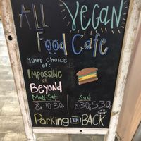 All VEGAN food cafe  at Shahar Cafe in Louisville