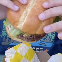 Vegan Burger  at Shahar Cafe in Louisville